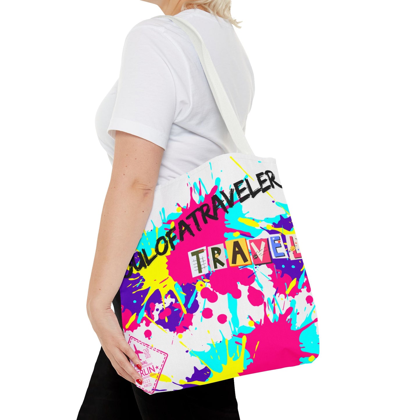 Colorful Travel Tote Bag - Perfect for Adventurers & Everyday Use