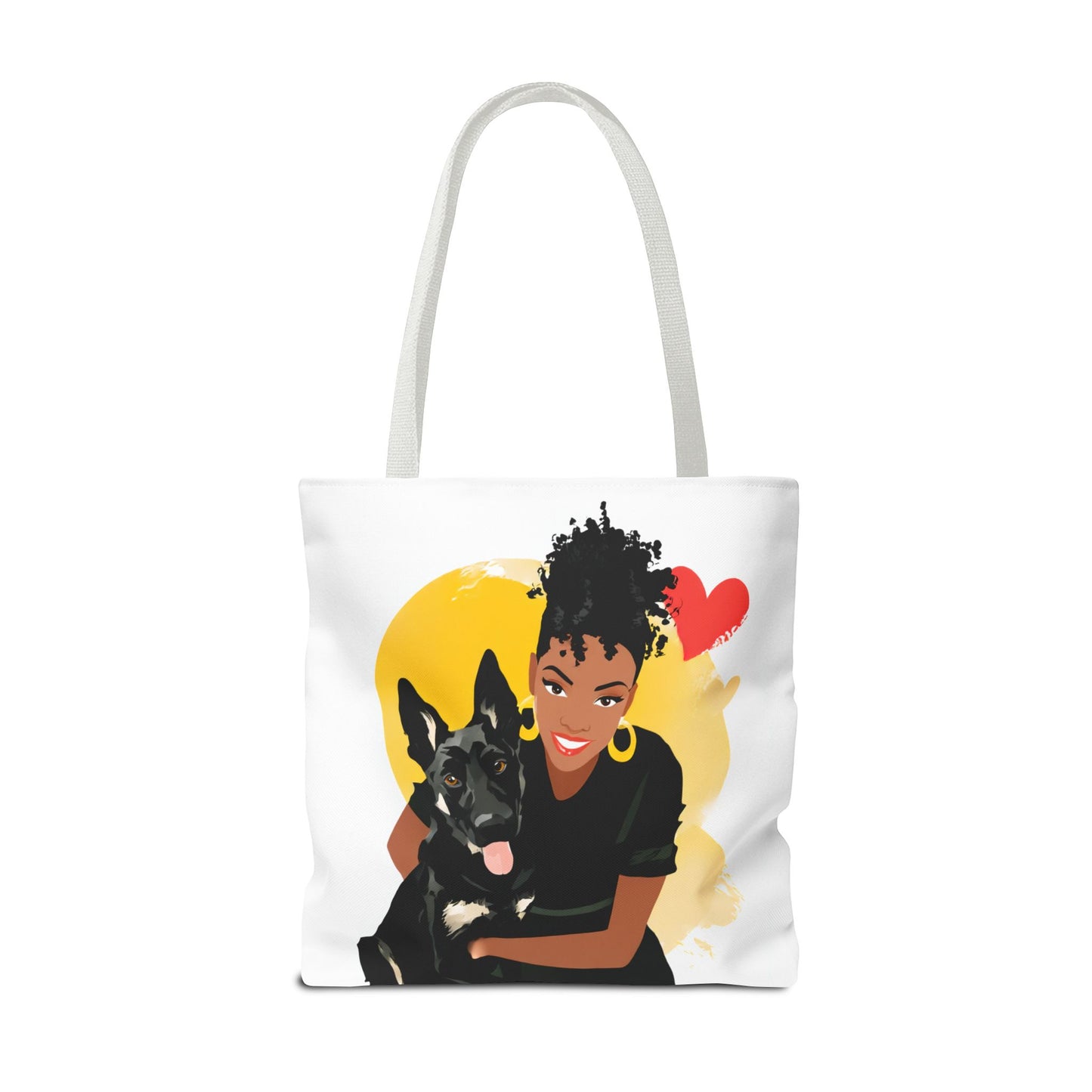 Custom Illustrated Dog Lover Tote Bag, Perfect for Pet Owners, Gifts for Dog Moms, Cute Animal Lover Bag, Eco-Friendly Shopping Tote, Unique