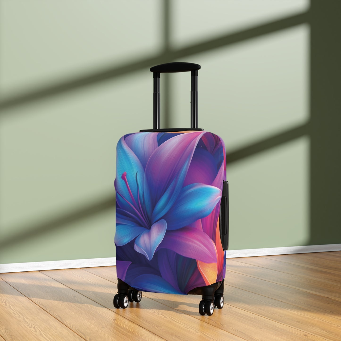 Radiant Bloom Luggage Cover