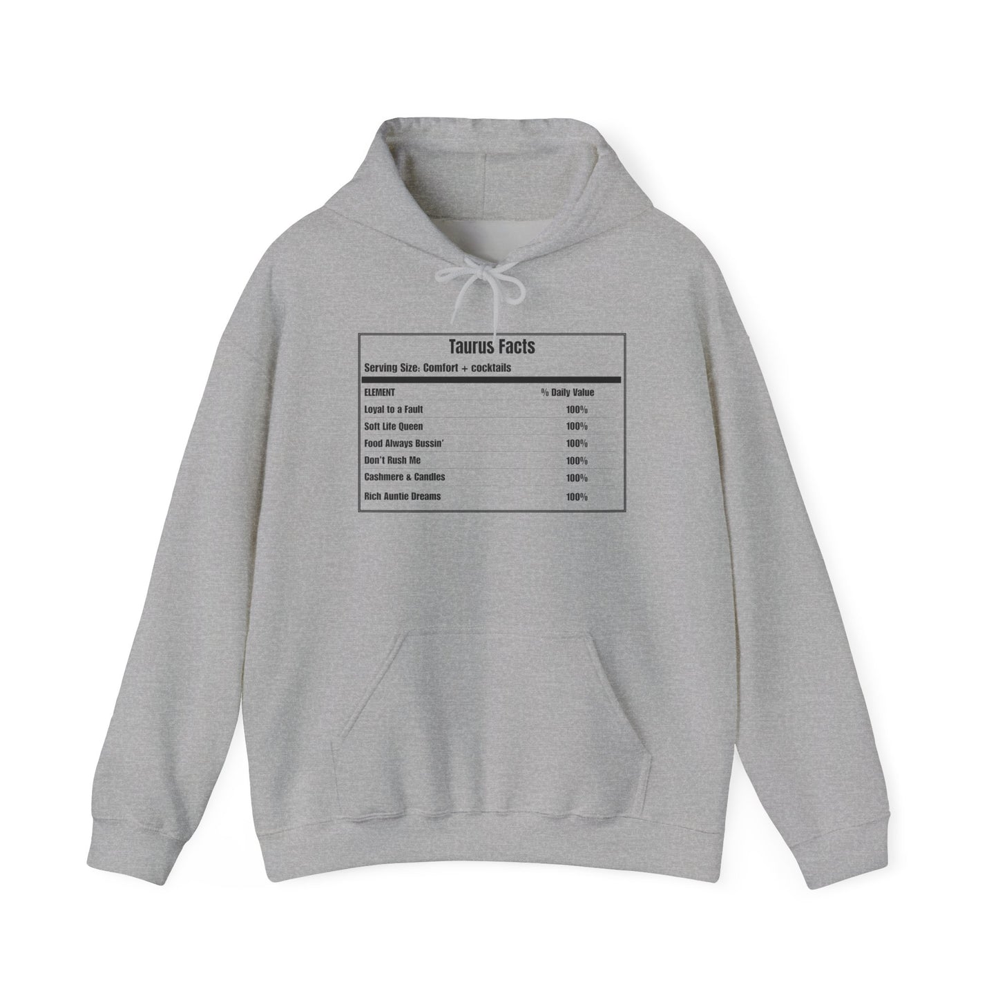 Zodiac Hoodie - Personality Value (Taurus)
