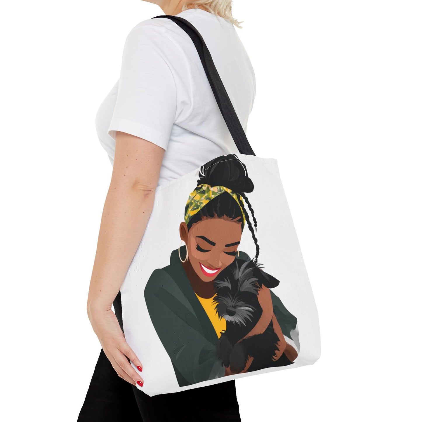Chic Dog Lover Tote Bag, Pet Mom Gift, Stylish Shopping Bag, Animal Lover Accessory, Eco-Friendly Handbag, Dog Owner Tote