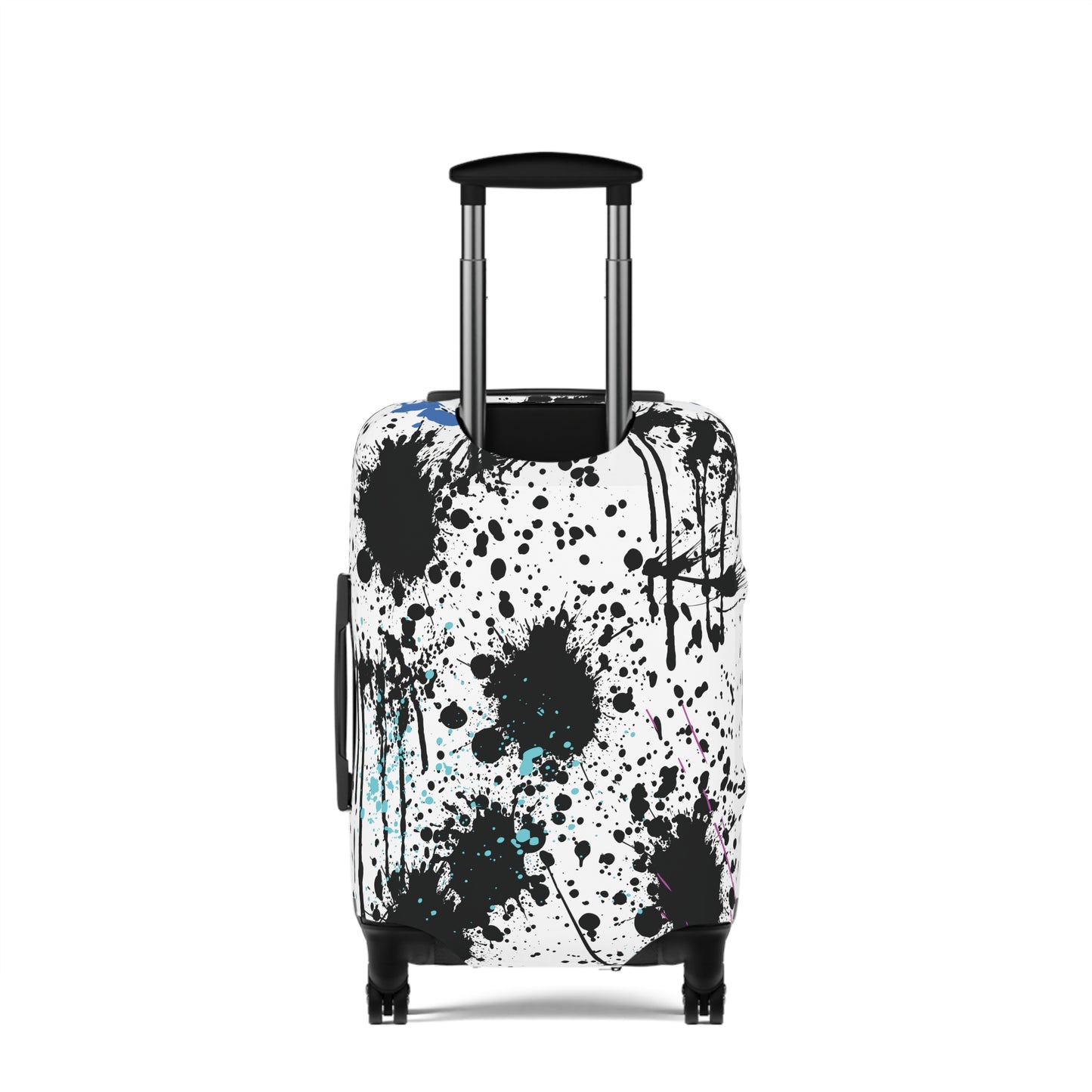 Luggage Cover - Black Splash Design