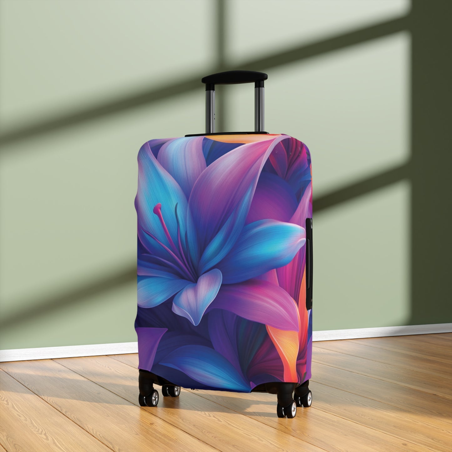 Radiant Bloom Luggage Cover