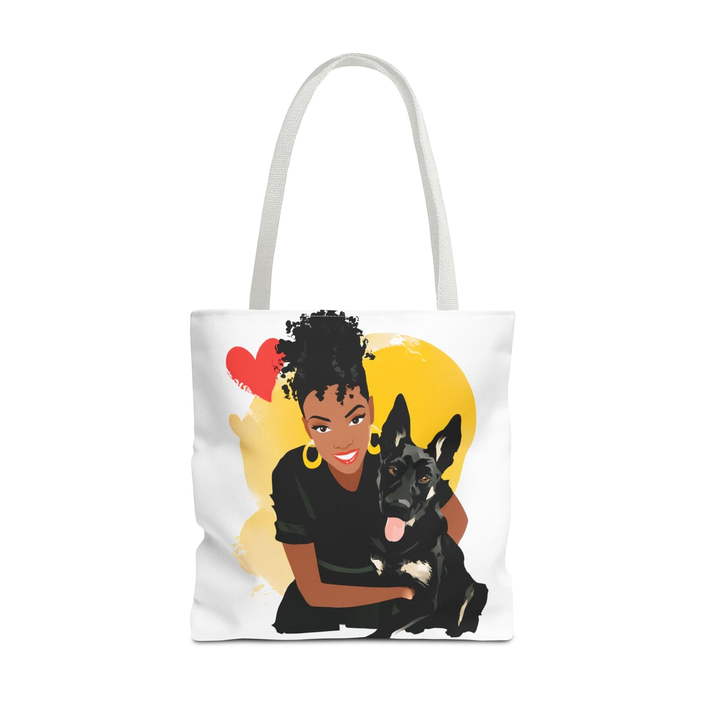 Custom Illustrated Dog Lover Tote Bag, Perfect for Pet Owners, Gifts for Dog Moms, Cute Animal Lover Bag, Eco-Friendly Shopping Tote, Unique