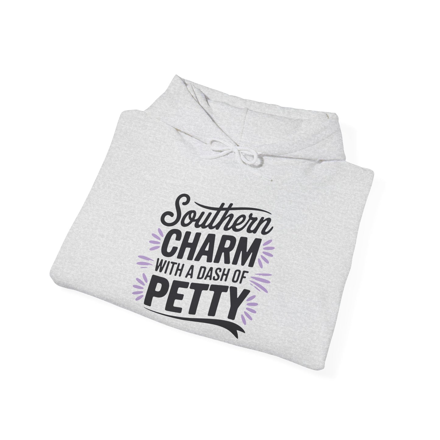 Hooded Sweatshirt Southern Charm with a Dash of Petty