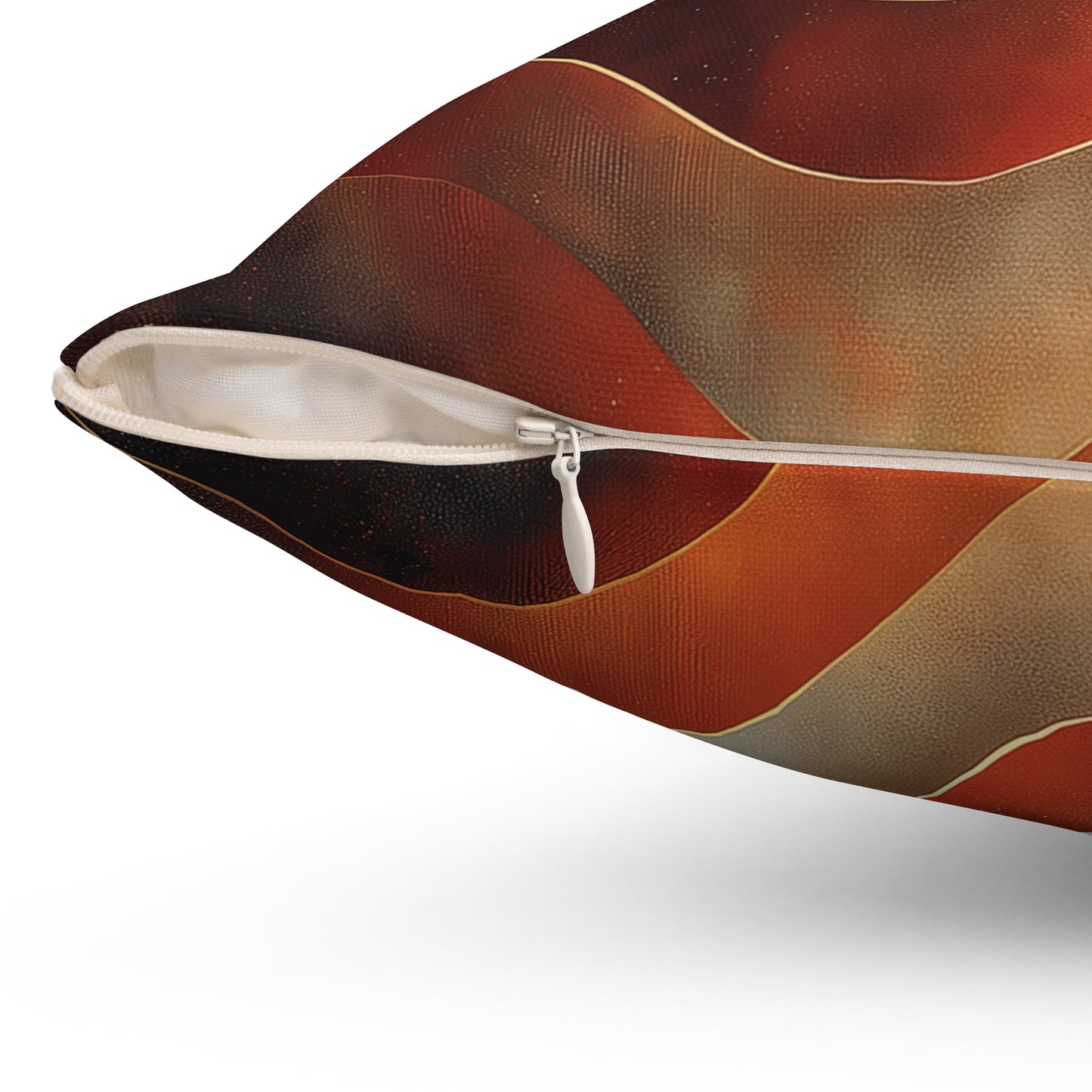 Retro Wavy Pattern Decorative Pillow - Cozy Accent for Home Decor