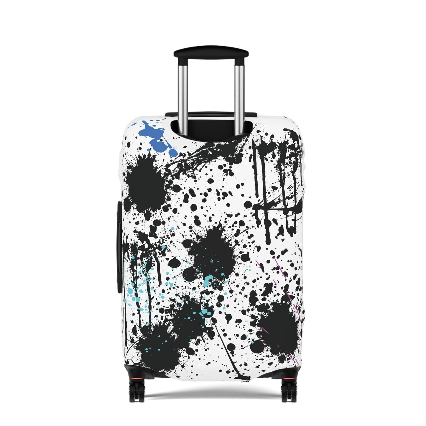Luggage Cover - Black Splash Design