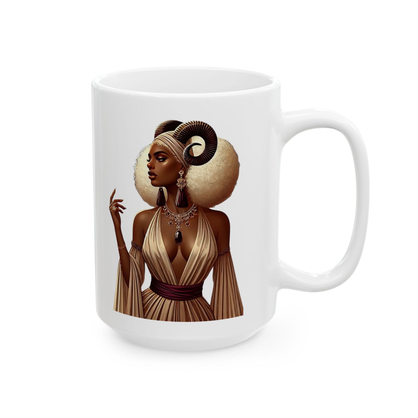Mug - Capricorn Zodiac Sign Ceramic Mug (11oz, 15oz)