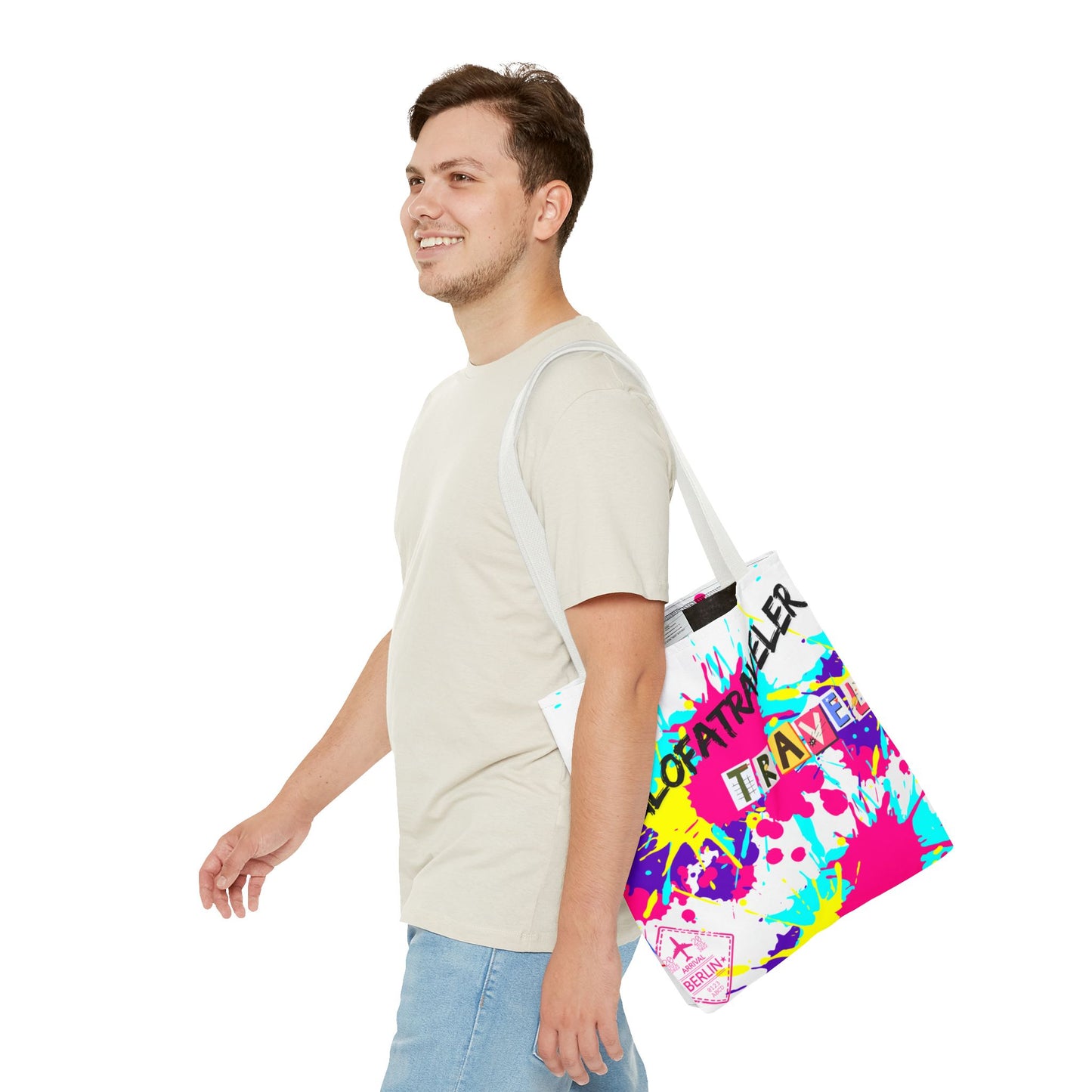 Colorful Travel Tote Bag - Perfect for Adventurers & Everyday Use