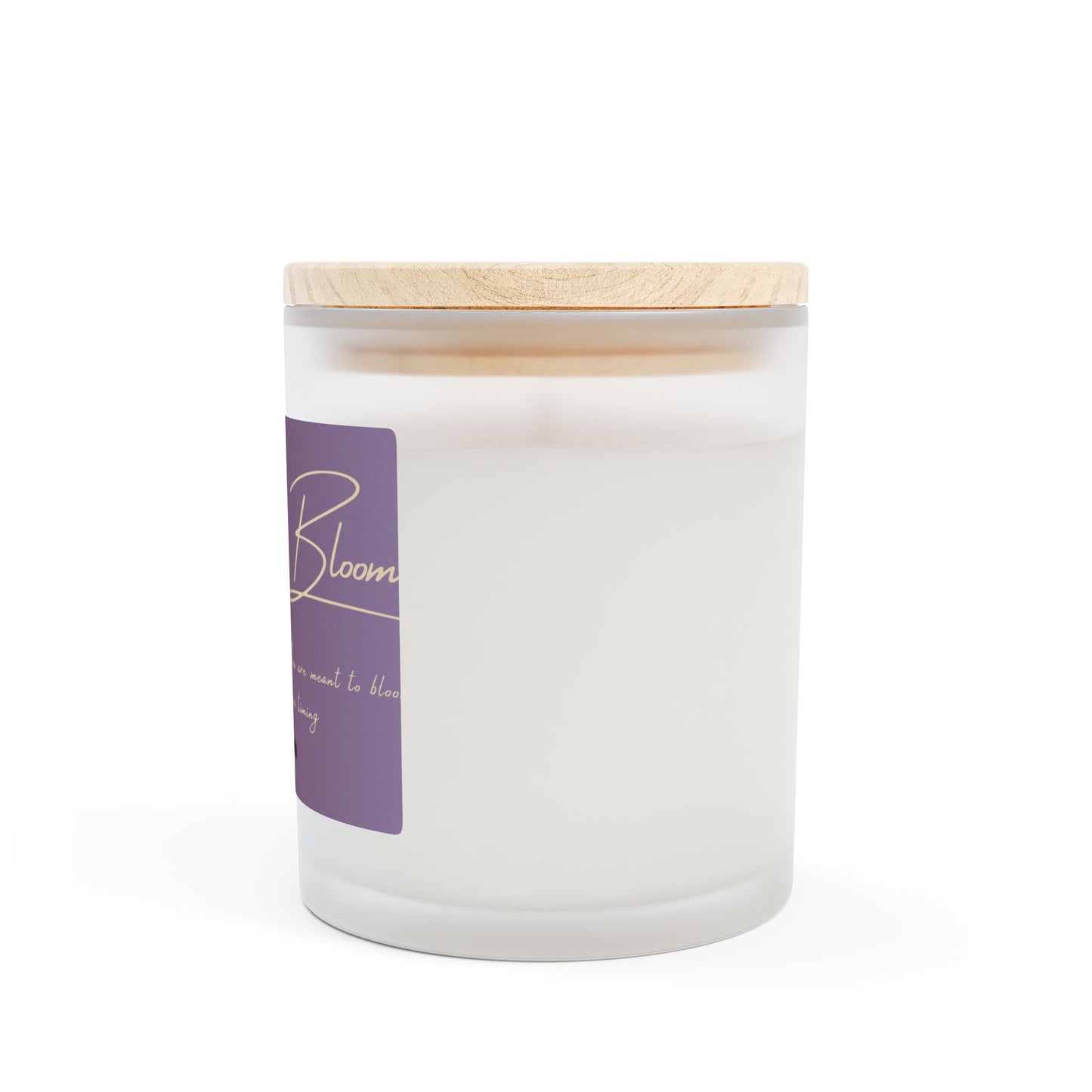 Scented Candle, Blackberry Vanilla - Ethereal Bloom Affirmation Included