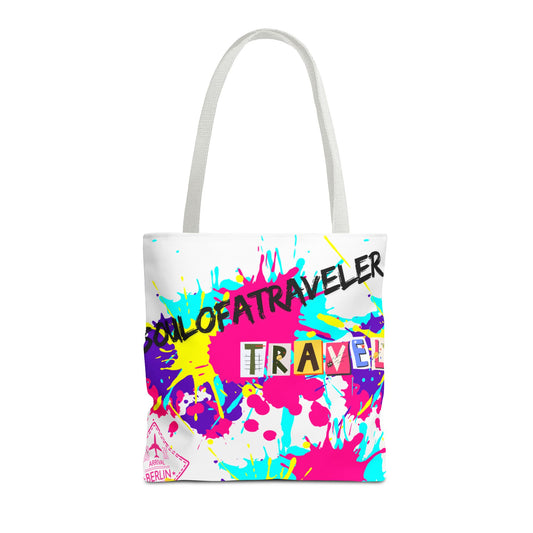 Colorful Travel Tote Bag - Perfect for Adventurers & Everyday Use