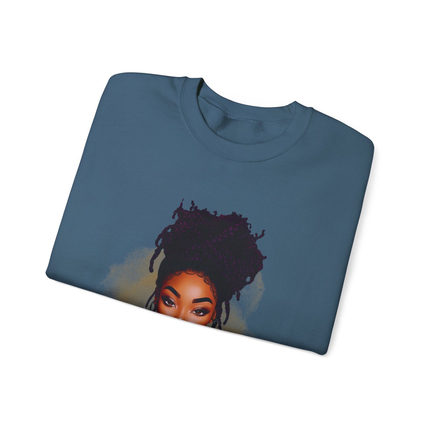 Black Woman Reading Unisex Sweatshirt