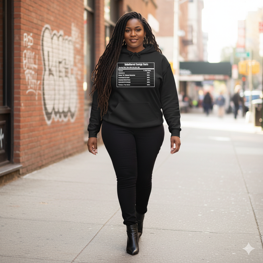 Hooded Sweatshirt Unbothered Energy Facts