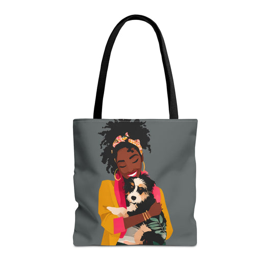 Chic Pet Lover Tote Bag, Perfect for Dog Owners, Gifts for Animal Lovers, Stylish Shopping Bag, Eco-Friendly Tote