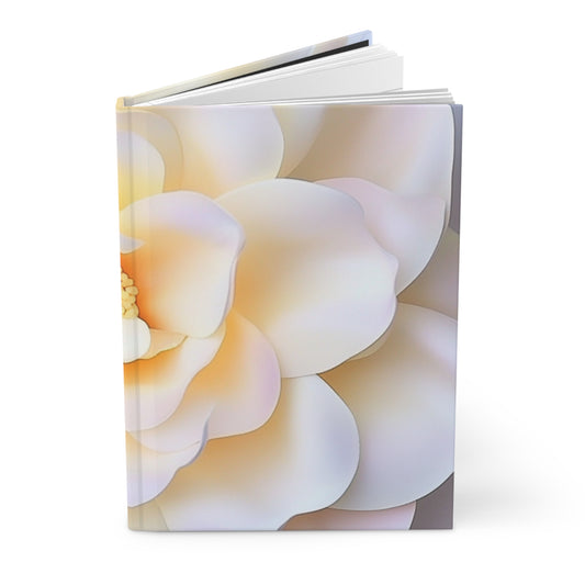 Copy of Flower Hardcover Journal Matte - Beautiful Flower Cover