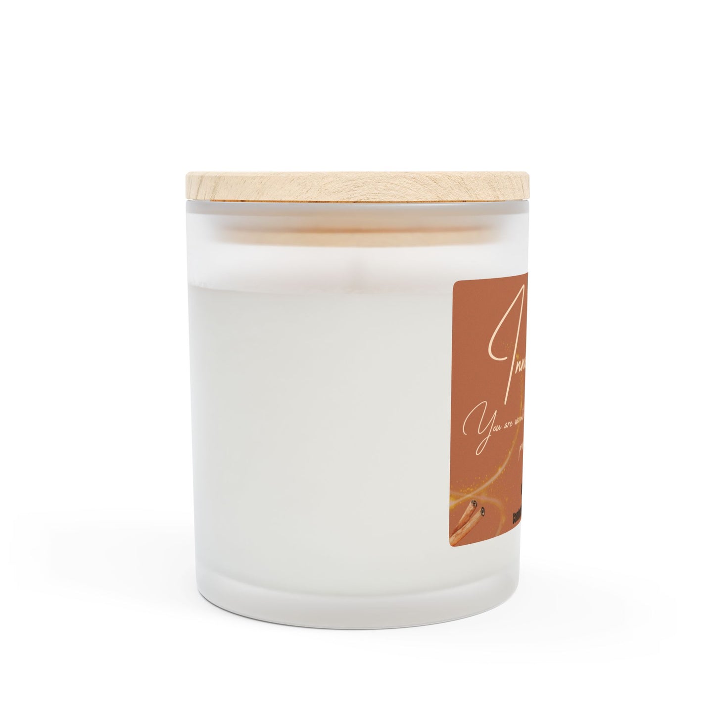 Candle, Cinnamon Chai (Cozy & Warm) - Inner Glow 11oz Frosted Glass