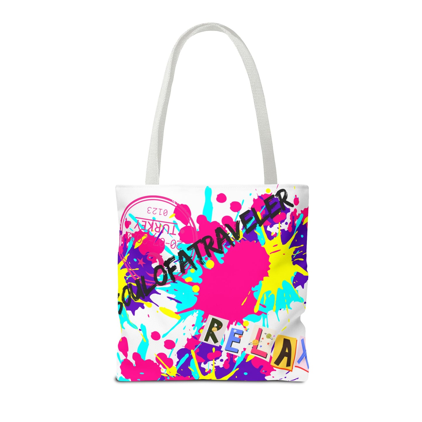 Colorful Travel Tote Bag - Perfect for Adventurers & Everyday Use