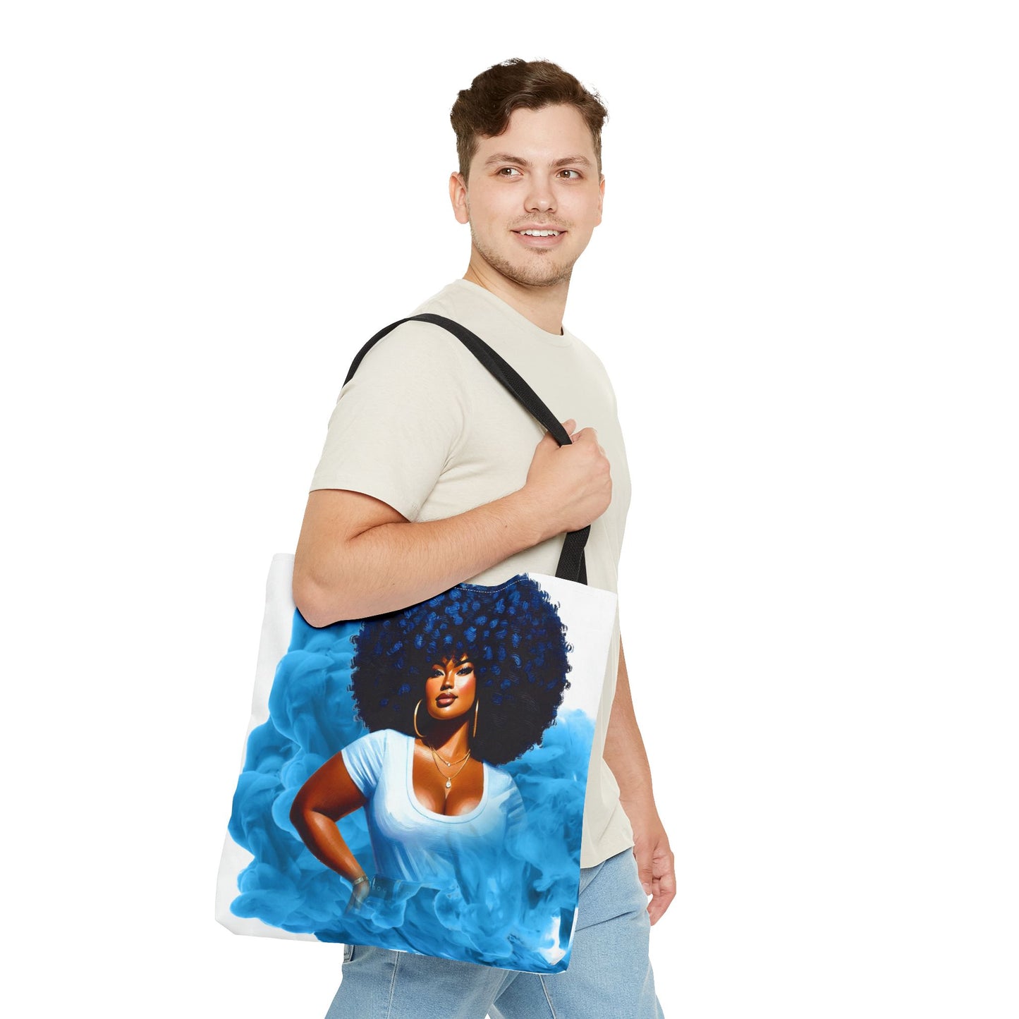 Afro Smoke Tote Bag